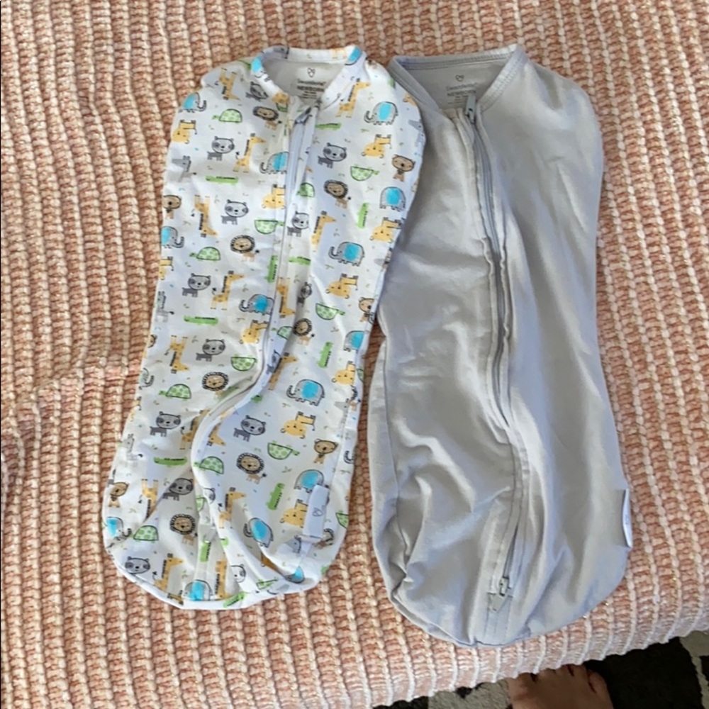 Swaddle Me zip up swaddles